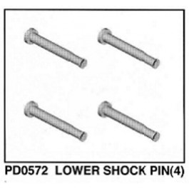 LOWER SHOCK PIN FOR EB4 S2 BUGGY